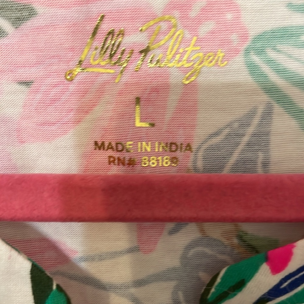 Lilly Pulitzer, Delsie dress, endless summer, size L, NWT, beautiful - Picture 2 of 8